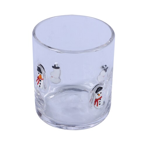 Set 4Pz Vasos Navideños 350Ml Vidrio Home & Details