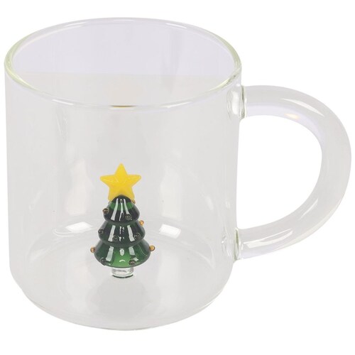 Taza Christmas Árbol Vidrio Unc 33 Home Details