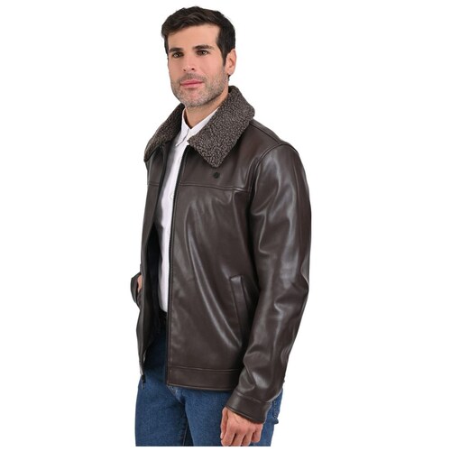 Chamarra de Piel para Hombre Perry Ellis