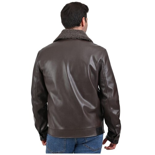 Chamarra de Piel para Hombre Perry Ellis