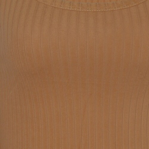 Blusa Acanalada para Mujer Petite