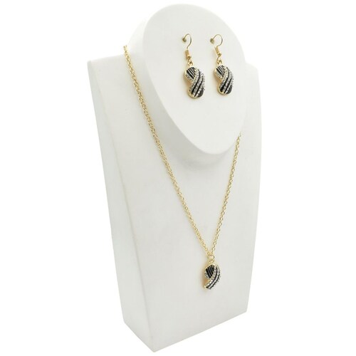 Aretes Y Dije de Infinito para Mujer Lulu