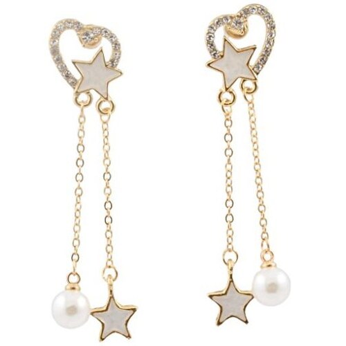 Aretes Estrella con Perla Lulu