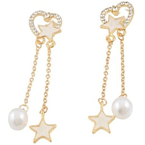 Aretes Estrella con Perla Lulu
