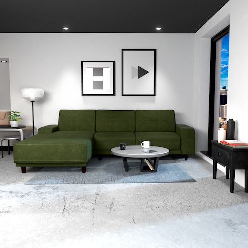 Modular Chaise Izquierdo Eilan Gospel Olive Elite Artaban