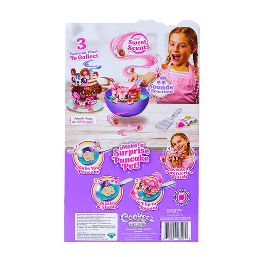 Peluche Interactivo Cookeez Makery Hot Cake Sorpesa Bandai
