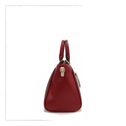 Bolso Satchel Nicole Lee Café para Mujer