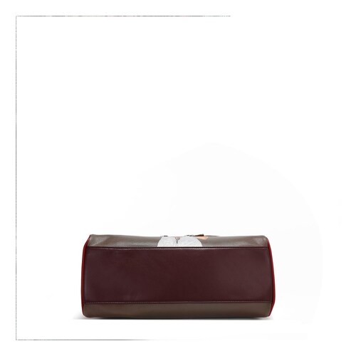 Bolso Satchel Nicole Lee Café para Mujer
