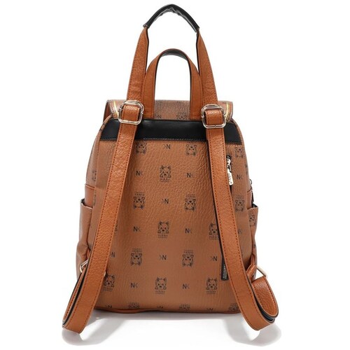 Mochila Backpack Nikky By Nicole Lee Café© para Mujer