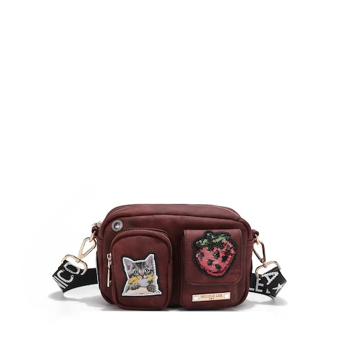 Bolso Cruzado Nicole Lee Rojo para Mujer