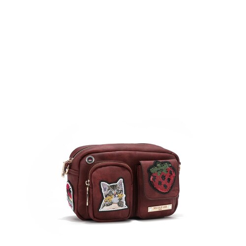 Bolso Cruzado Nicole Lee Rojo para Mujer