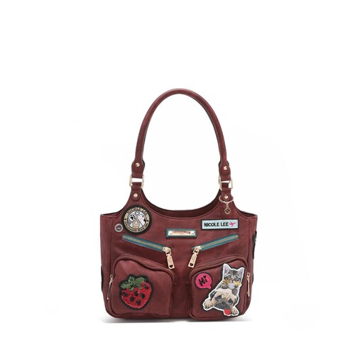 Bolso Handbag Nicole Lee Rojo para Mujer