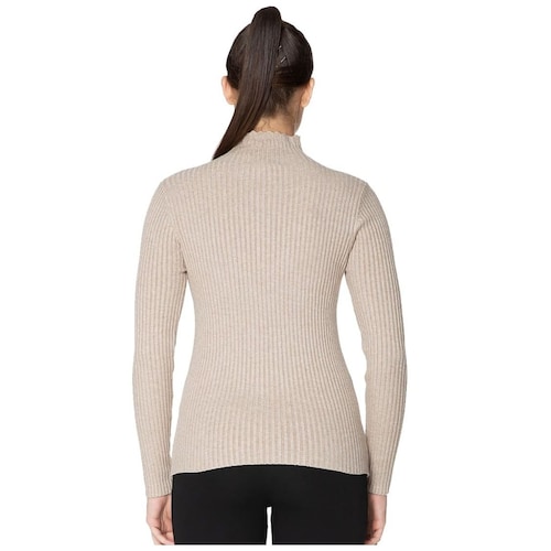 Suéter Cuello Smock para Mujer Petite Banana Limón