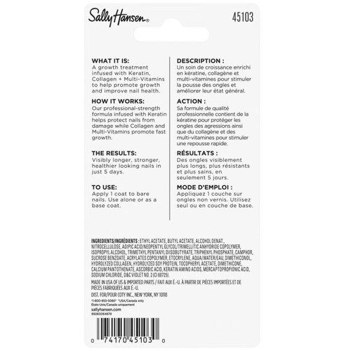 Tratamiento Nailgrowth Miracle Sally Hansen