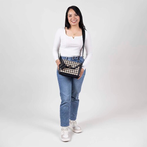 Bolso Crossbody Gorett Negro para Mujer