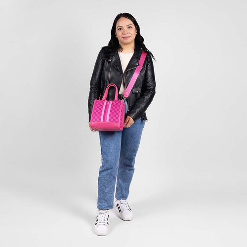 Bolso Satchel Rosa Barbie By Gorett para Mujer