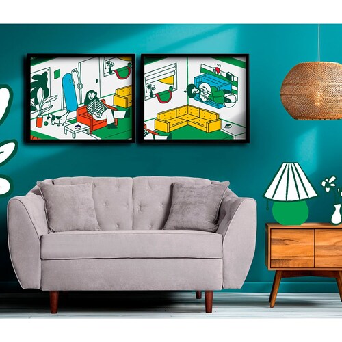 Sofá Love Seat Clooney Oxford Makora