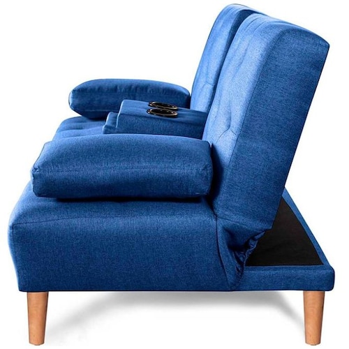 Sofá Cama Azul Caroli Makora
