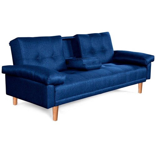 Sofá Cama Hendrix Azul Makora
