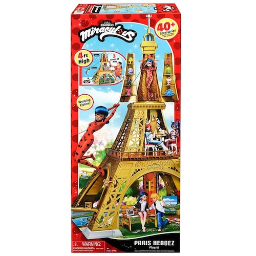 Miraculous Playset Torre Eiffel Bandai