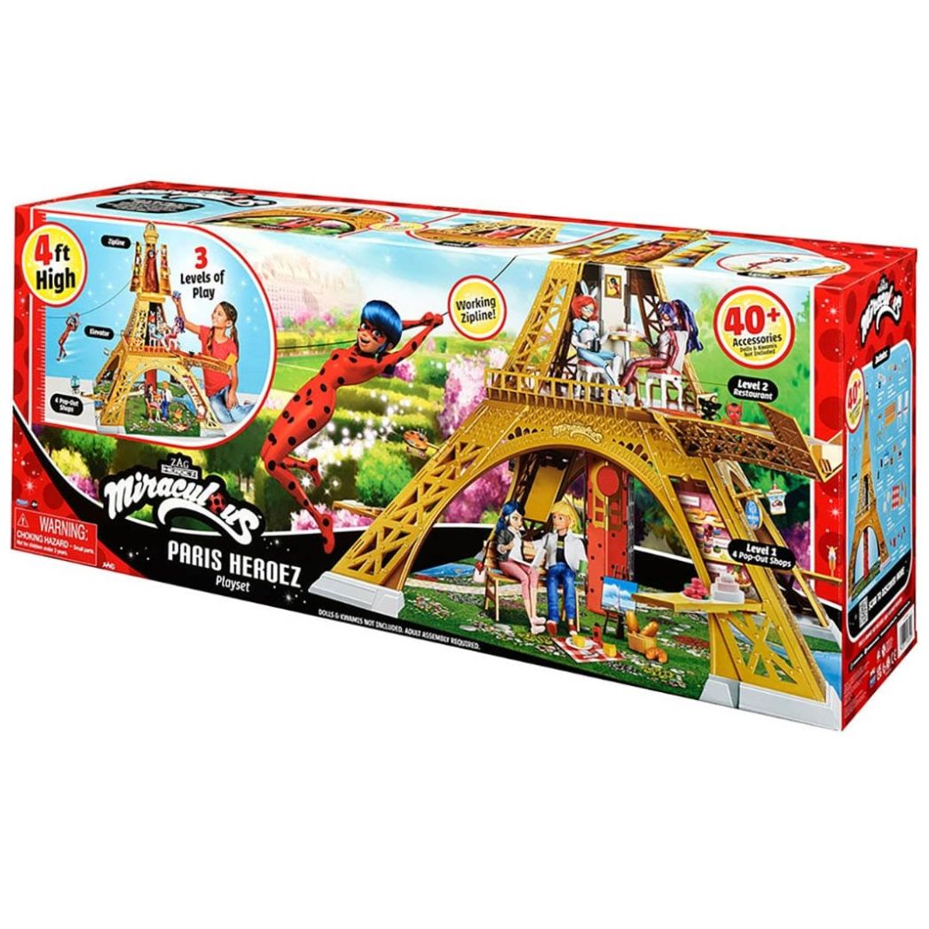 Miraculous Playset Torre Eiffel Bandai