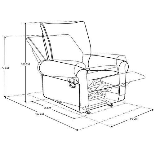 Reclinable Elithia Rosa Violanti