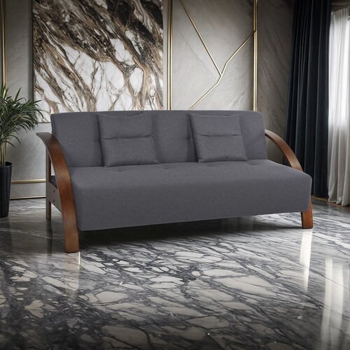 Sofá Cama Alabama 2 Gris Violanti