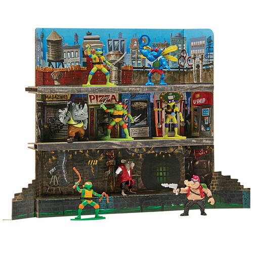Figuras Tortugas Ninja la Pelicula 8 Pack Bandai