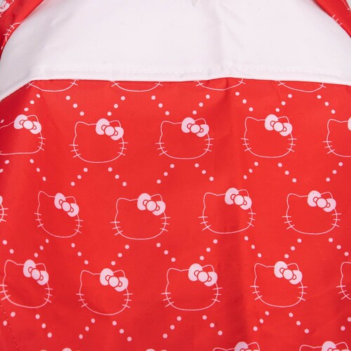 Impermeable Mediano Unisex Sanrio Hello Kitty Ruz