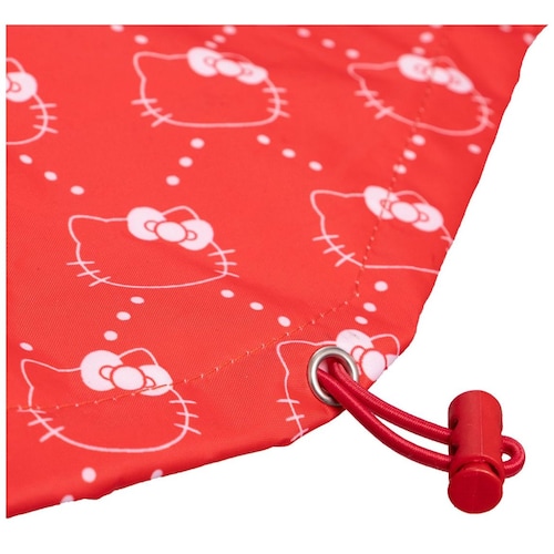 Impermeable Mediano Unisex Sanrio Hello Kitty Ruz