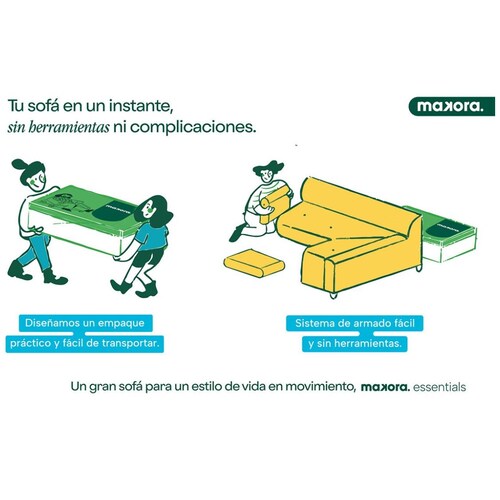Sala Modular Sofá Cama Oxford Duomo Makora