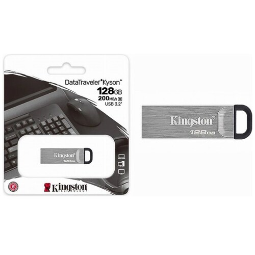 Memoria Usb Metálica 128 Gb Kingston