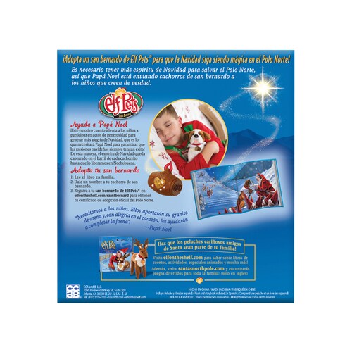 Elf Pets® una Tradición de San Bernardo en Español The Elf On The Shelf