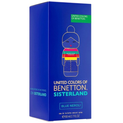 Eau de Toilette Benetton Sisterland Blue Neroli 80Ml para Mujer