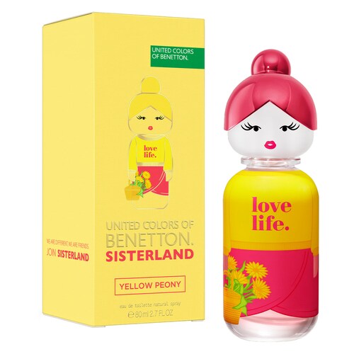 Perfume Benetton Sisterland Yellow Peony 80Ml para Mujer