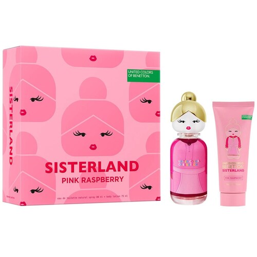Set Fragancia Benetton Sisterland Pink Raspberry para Mujer