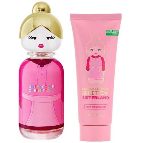 Set Fragancia Benetton Sisterland Pink Raspberry para Mujer