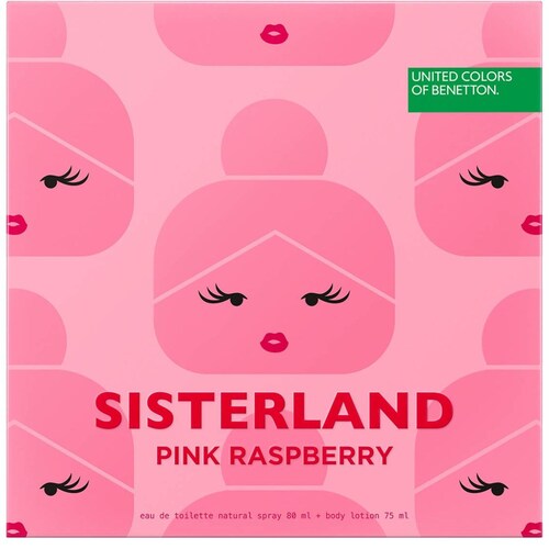 Set Fragancia Benetton Sisterland Pink Raspberry para Mujer