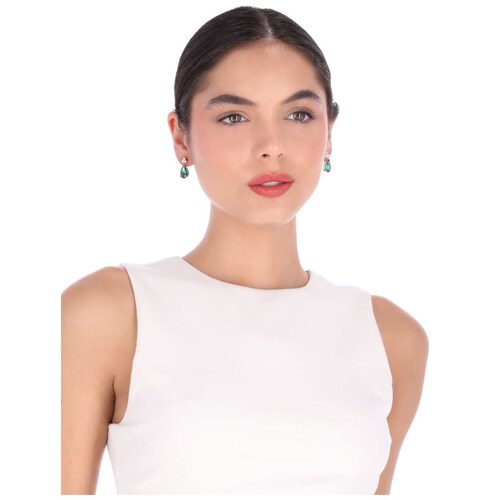 Aretes Gota Verde Anne Klein