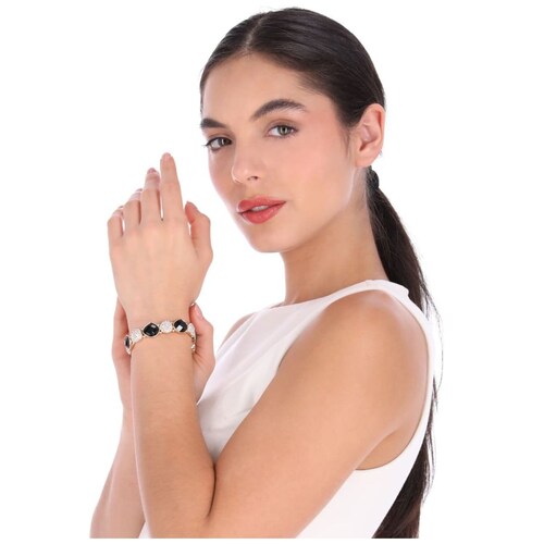 Pulsera Dorado con Circonita para Mujer Anne Klein