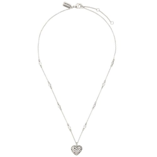 Collar  Plateado Corazón para Mujer Coach