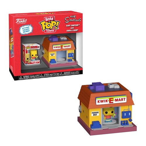 Funko Bitty Pop Town: los Simpson - Tienda Kwik e Mart