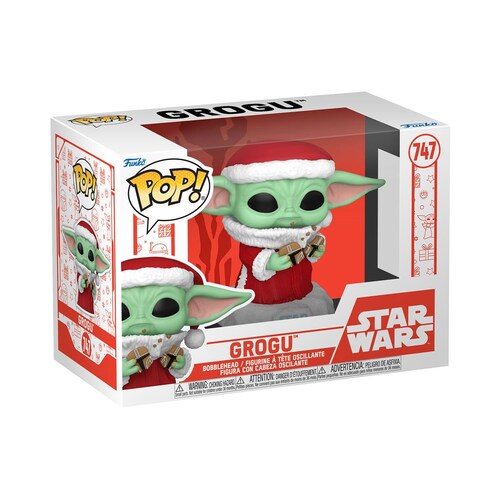 Funko Pop Star Wars: The Mandalorian Holiday 2024 - Grogu Santa