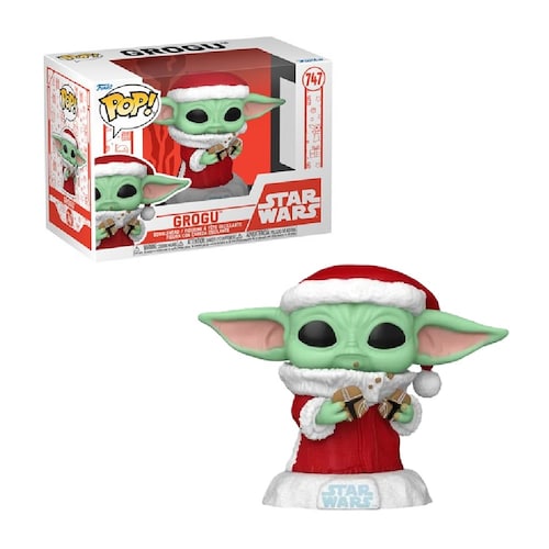 Funko Pop Star Wars: The Mandalorian Holiday 2024 - Grogu Santa