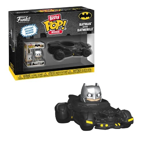 Funko Bitty Pop Ride: Dc Comics - Batman con Batimovil