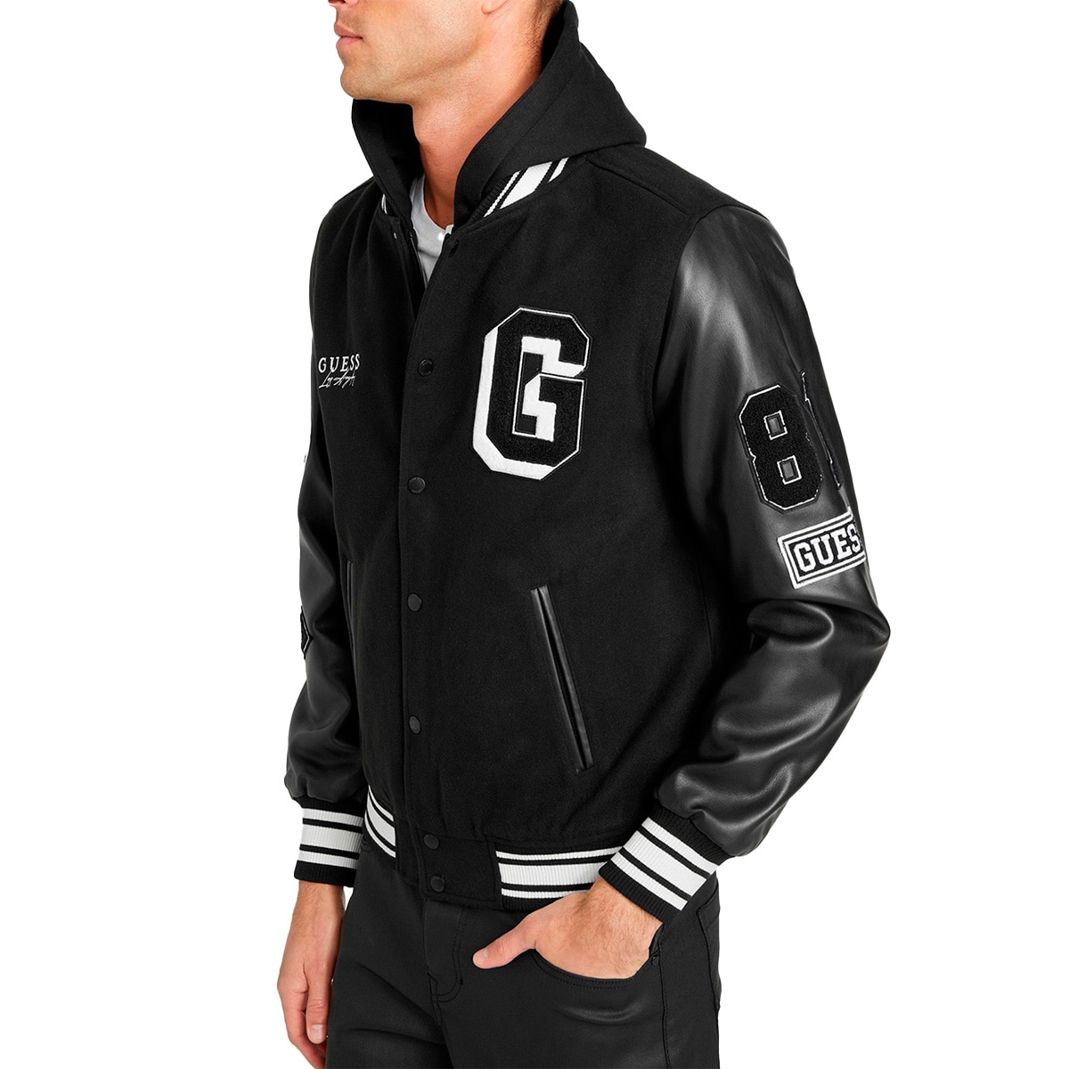 Abrigo Guess Hombre Chaqueta Guess Originales Varsity Para Hombre