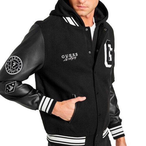 Chamarra Varsity para Hombre Guess