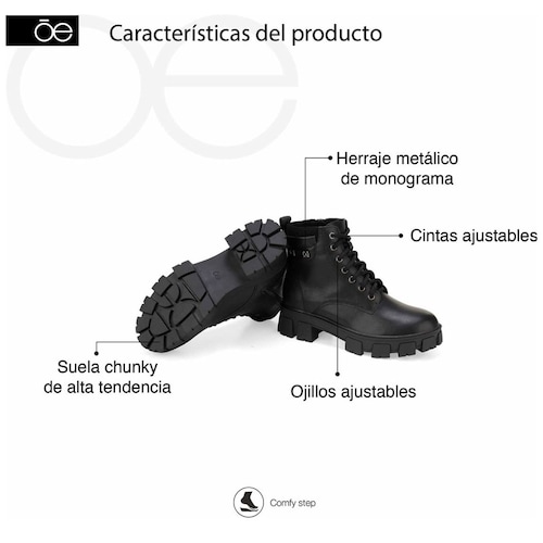 Bota con Suela Dentada para Mujer Cloe