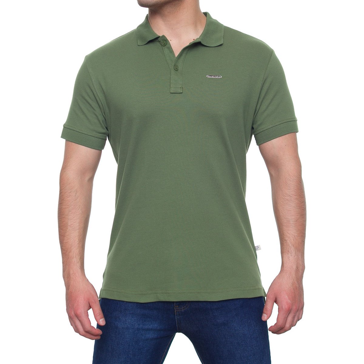Playera Polo para Hombre Silver Plate