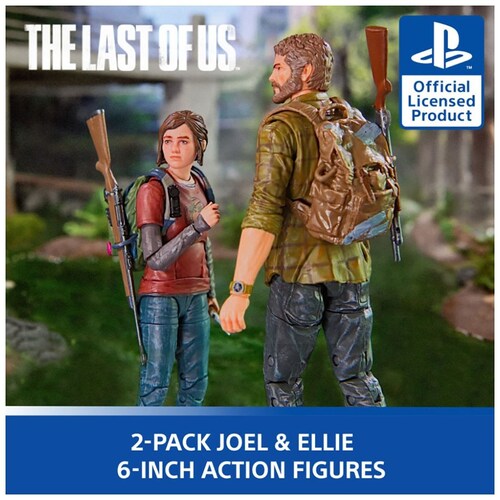 2 Pack Figuras 6" Joel & Ellie (The Last Of Us) Spin Master